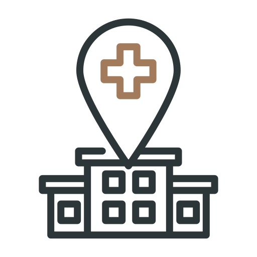 의료 센터 Generic Outline Color icon