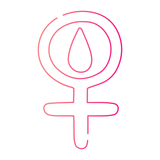 menstruatie Generic Gradient icoon