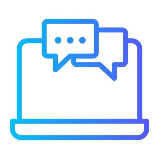 online chat Generic Gradient icoon