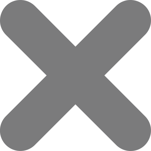 Круглая кнопка удаления папки Generic Grey иконка