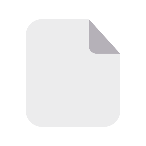 空白ページ Generic Flat icon