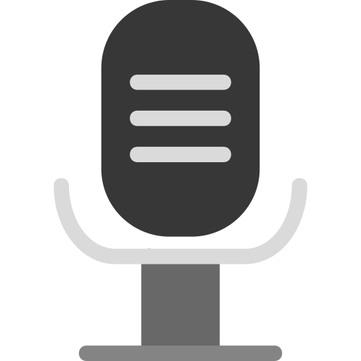 Голосовой микрофон Generic Grey иконка