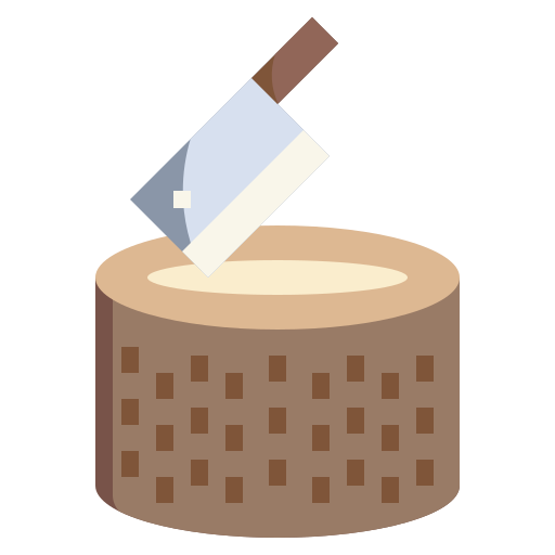 corte de madera Generic Flat icono