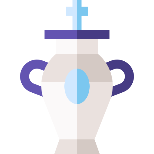 urn Basic Straight Flat icoon