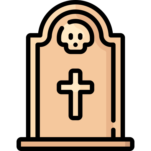 lápida sepulcral Special Lineal color icono