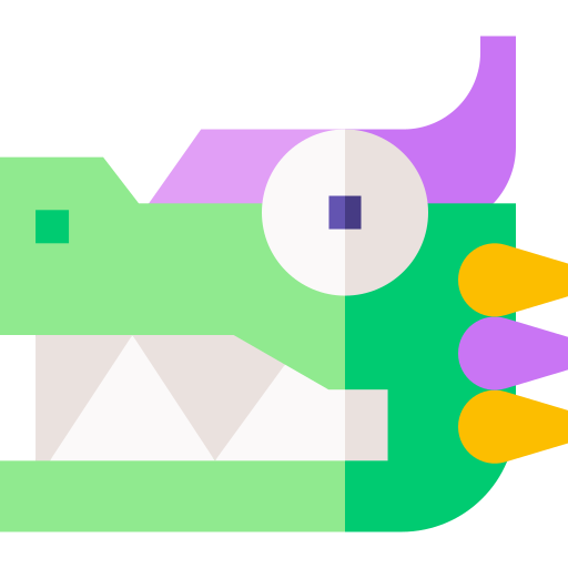 quetzalcoatl Basic Straight Flat icoon