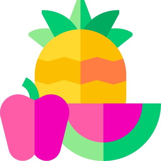 frutas Basic Straight Flat Ícone