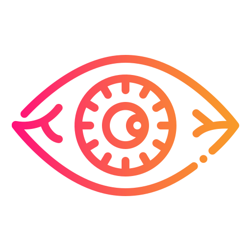 Eyeball Generic Gradient icon