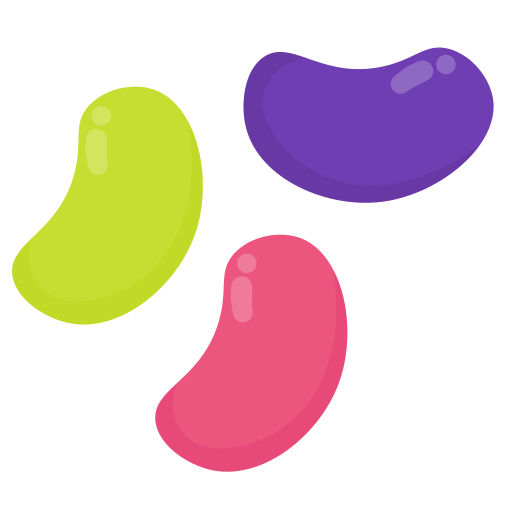 Jelly Beans Generic Flat icon