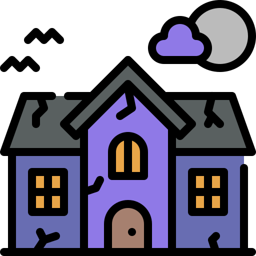 Haunted House Generic Outline Color icon