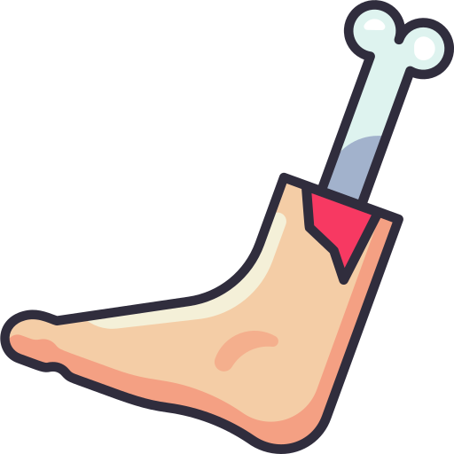 Foot Generic Outline Color icon