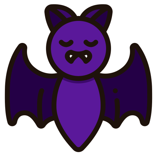 Bat Generic Outline Color icon