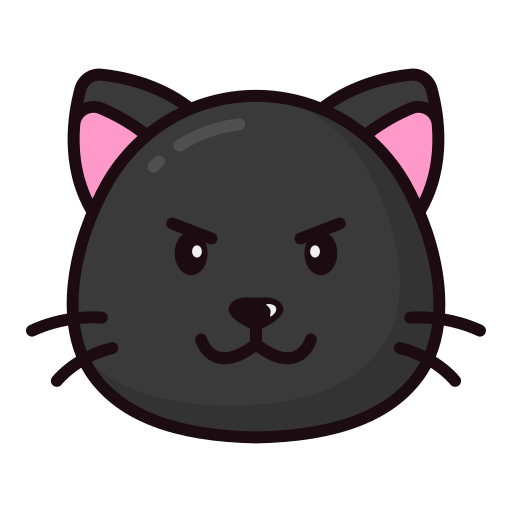 gatto Generic Outline Color icona