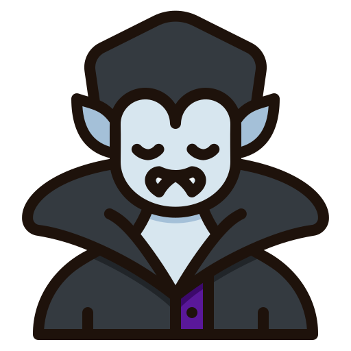 Dracula Generic Outline Color icon