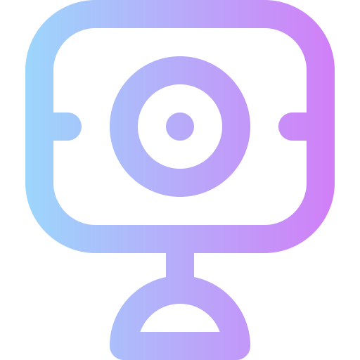 kamerka internetowa Super Basic Rounded Gradient ikona
