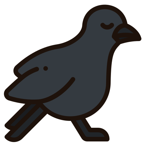 cuervo Generic Outline Color icono