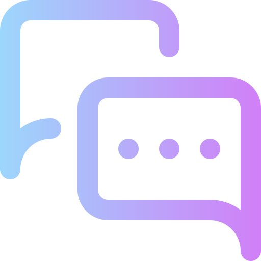 Conversation Super Basic Rounded Gradient icon