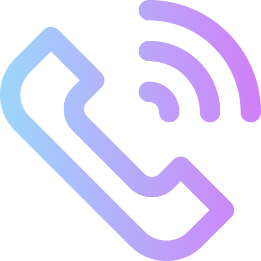 telefoongesprek Super Basic Rounded Gradient icoon