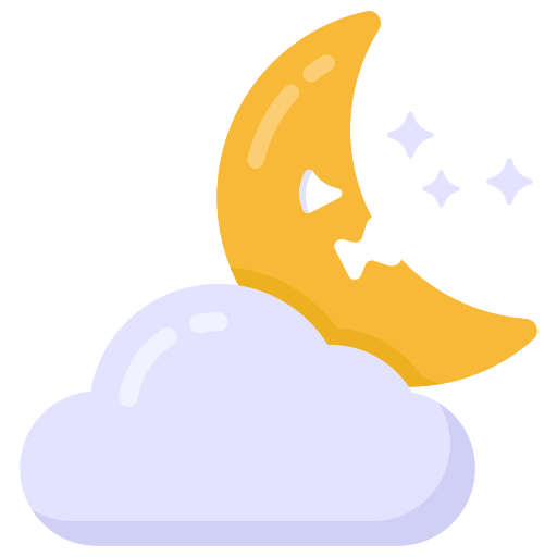 nacht Generic Flat icoon