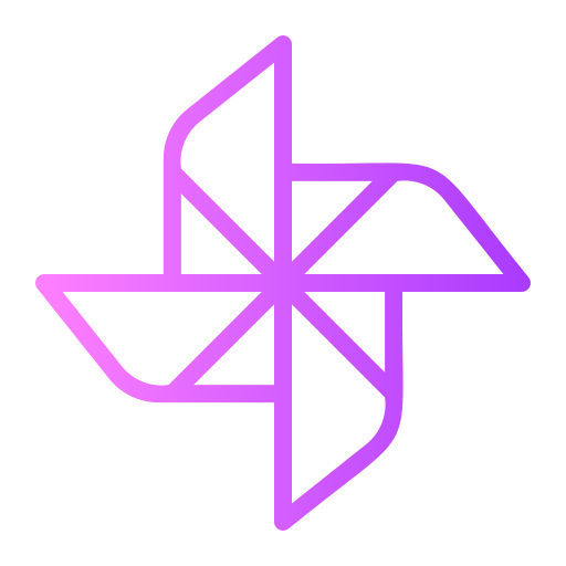 pinwheel Generic Gradient icoon
