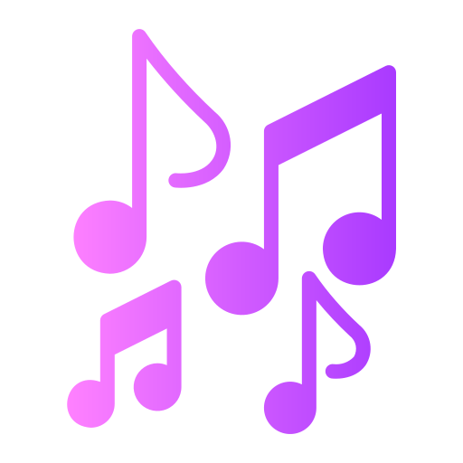 nota musicale Generic Flat Gradient icona