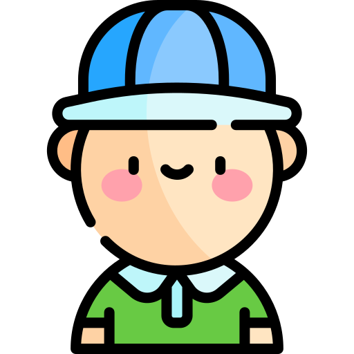 golfspieler Kawaii Lineal color icon