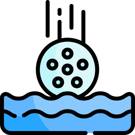 水 Kawaii Lineal color icon