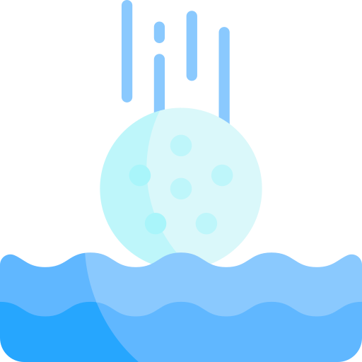 agua Kawaii Flat icono
