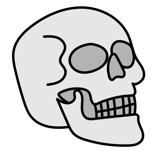 두개골 Generic Outline Color icon