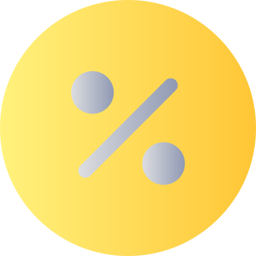 percentage Generic Flat Gradient icoon