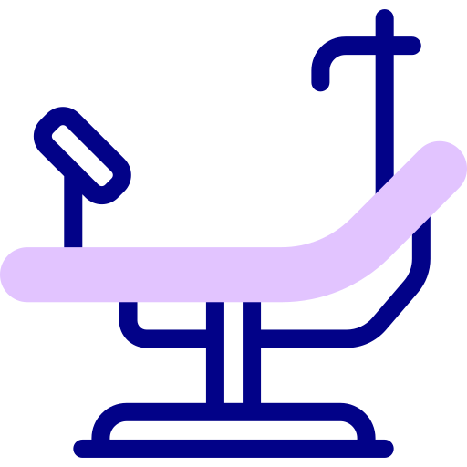 Łóżko porodowe Detailed Mixed Lineal color ikona
