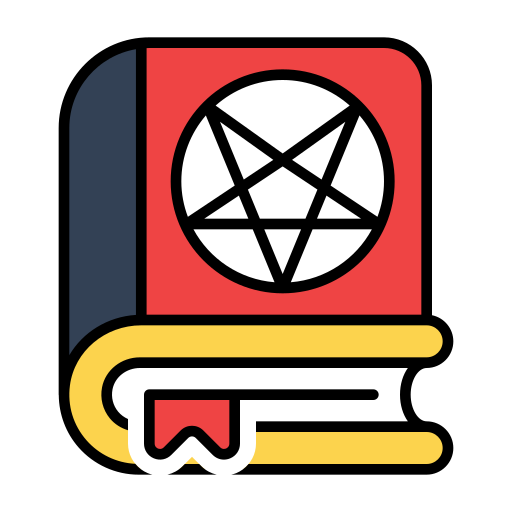 Satanism Generic Outline Color icon