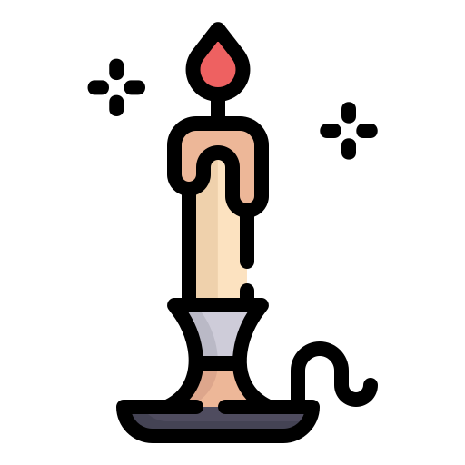 candle Generic Outline Color icon