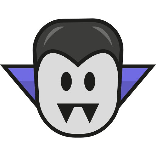 흡혈귀 Generic Outline Color icon