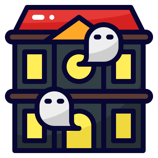 casa infestata Generic Outline Color icona