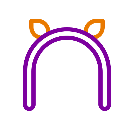 stirnband Generic Outline Color icon