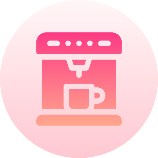 coffee maker Basic Gradient Circular icon