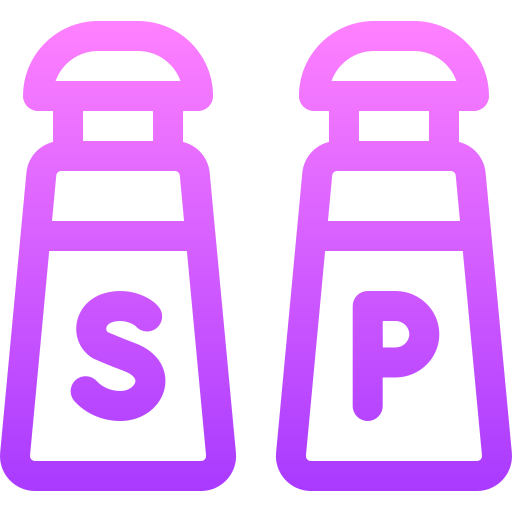 Соль и перец Basic Gradient Lineal color иконка