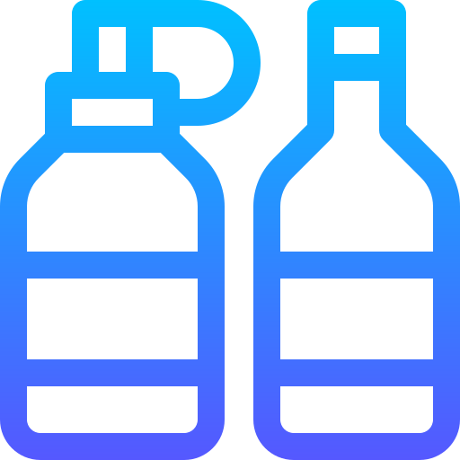 bouteille de sauce Basic Gradient Lineal color Icône
