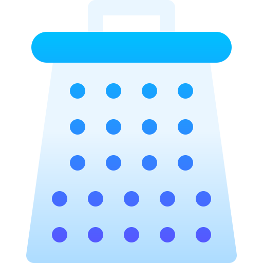 Cheese grater Basic Gradient Gradient icon