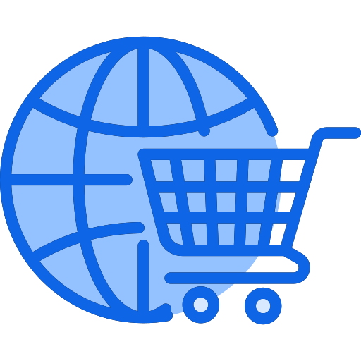 e-commerce Generic Blue ikona