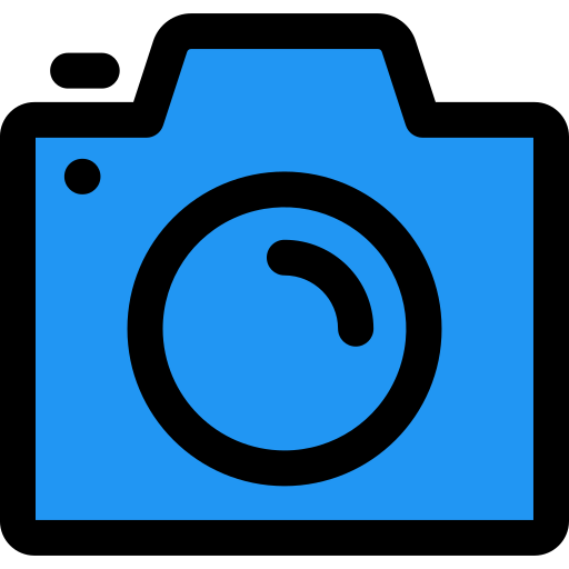 Photo camera Generic Outline Color icon