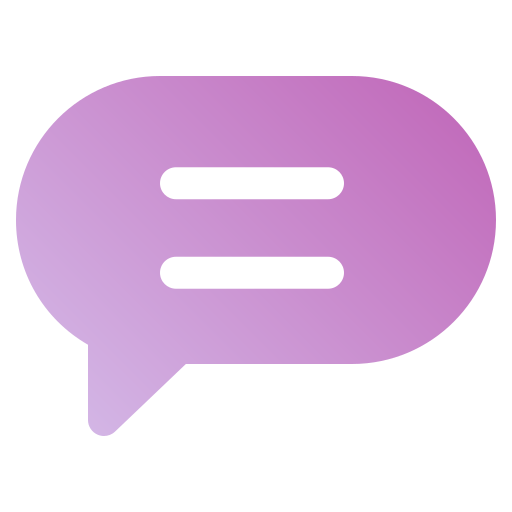 bubble-chat Generic Flat Gradient icoon