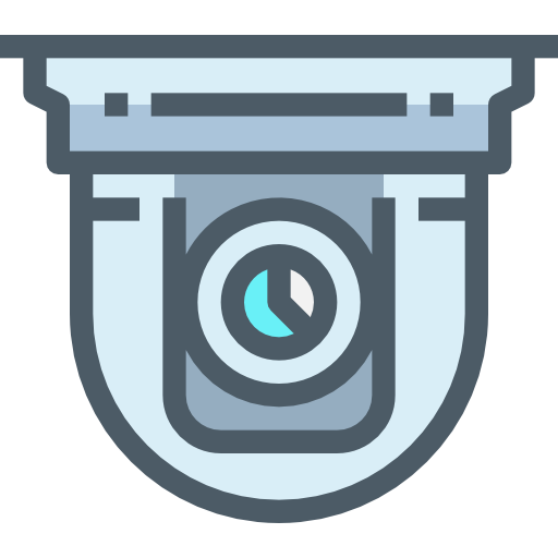 cámara de seguridad Accurate Lineal Color icono