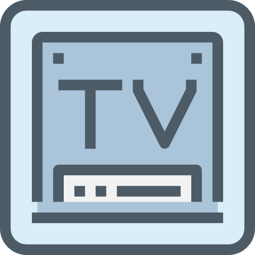 televisión inteligente Accurate Lineal Color icono