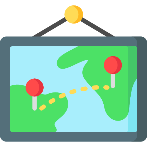 mapa Special Flat icono