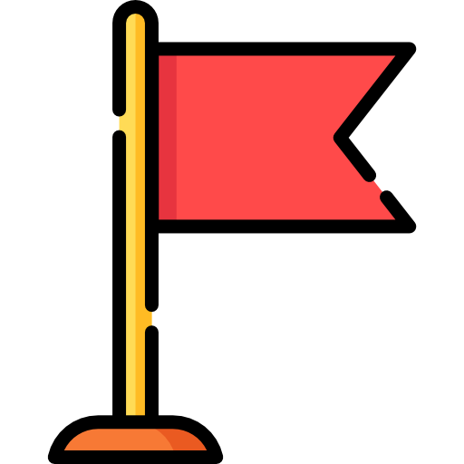 bandera Special Lineal color icono
