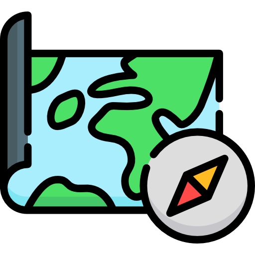地図 Special Lineal color icon