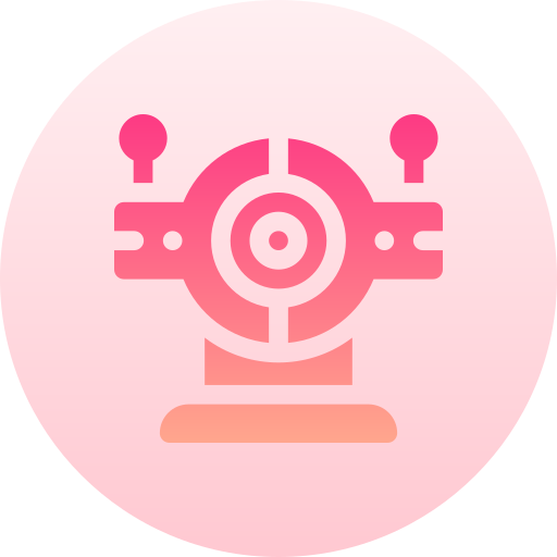 robot Basic Gradient Circular ikona