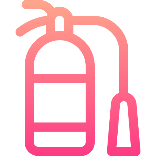 Fire extinguisher  Basic Gradient Lineal color icon